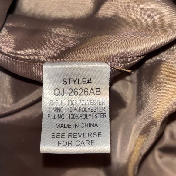 Zenana Outfitters Womens Small Brown Quilted Puffer Vest Jacket‎ Sleeveless EUC - Picture 6 of 7